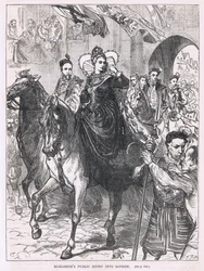 Ingresso pubblico di Elisabetta a Londra 1559